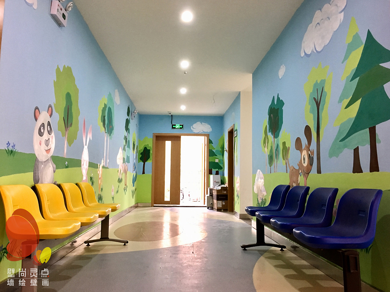 这样的医院，才有好心情治疗！儿童区（墙绘壁画）|插画|新锐潮流插画|壁尚手绘贵州墙绘 - 原创作品 - 站酷 (ZCOOL)