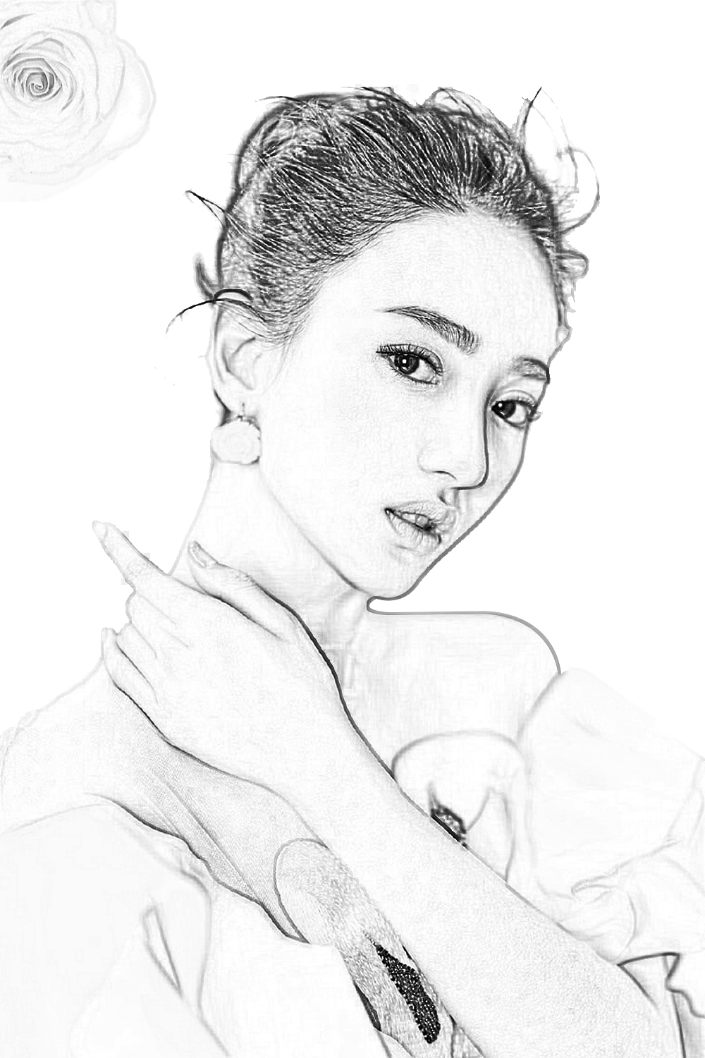 人像转素描