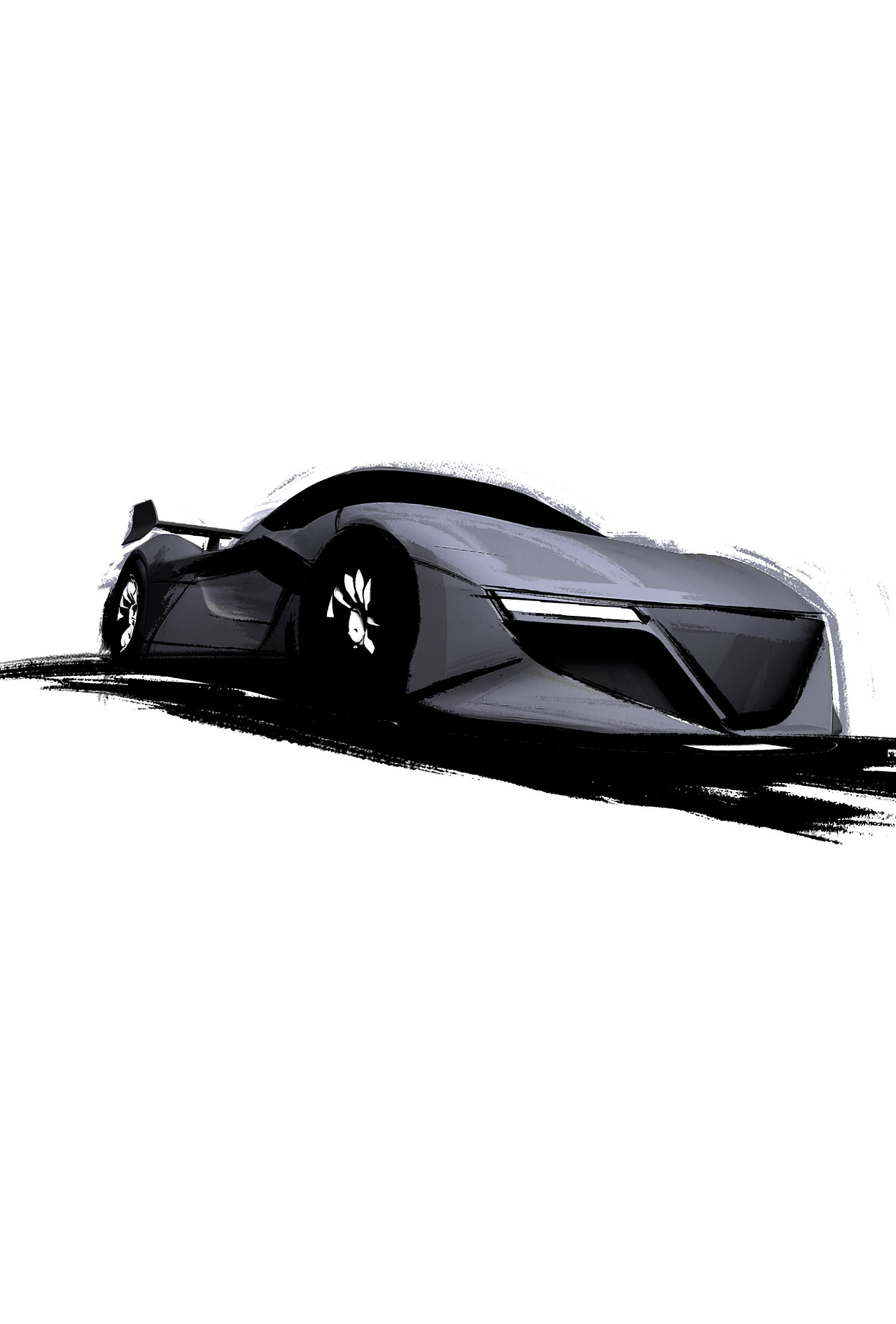 水墨泼溅风格海报（赛车）（图ZMTQ3MjI5NzQ0） - 海报 - 站酷设计师MSBT原创素材 - 站酷ZCOOL