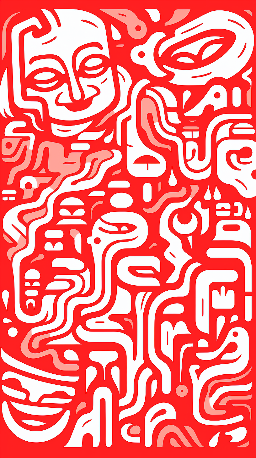 风格版画涂鸦，创意生图midjourney（图ZMzYyMTQ1Nzg4） - 艺术插画 - 站酷设计师柴源_Cy原创素材 - 站酷ZCOOL