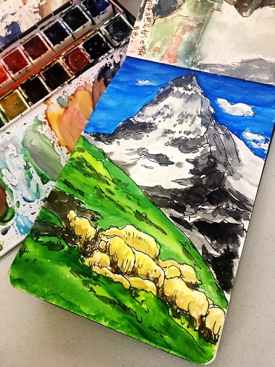 水彩画随笔第二弹