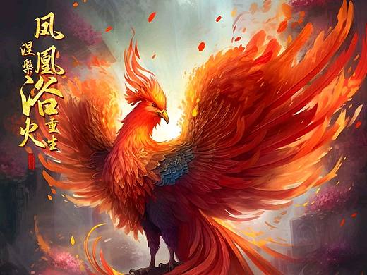 凤凰涅槃，浴火重生。
