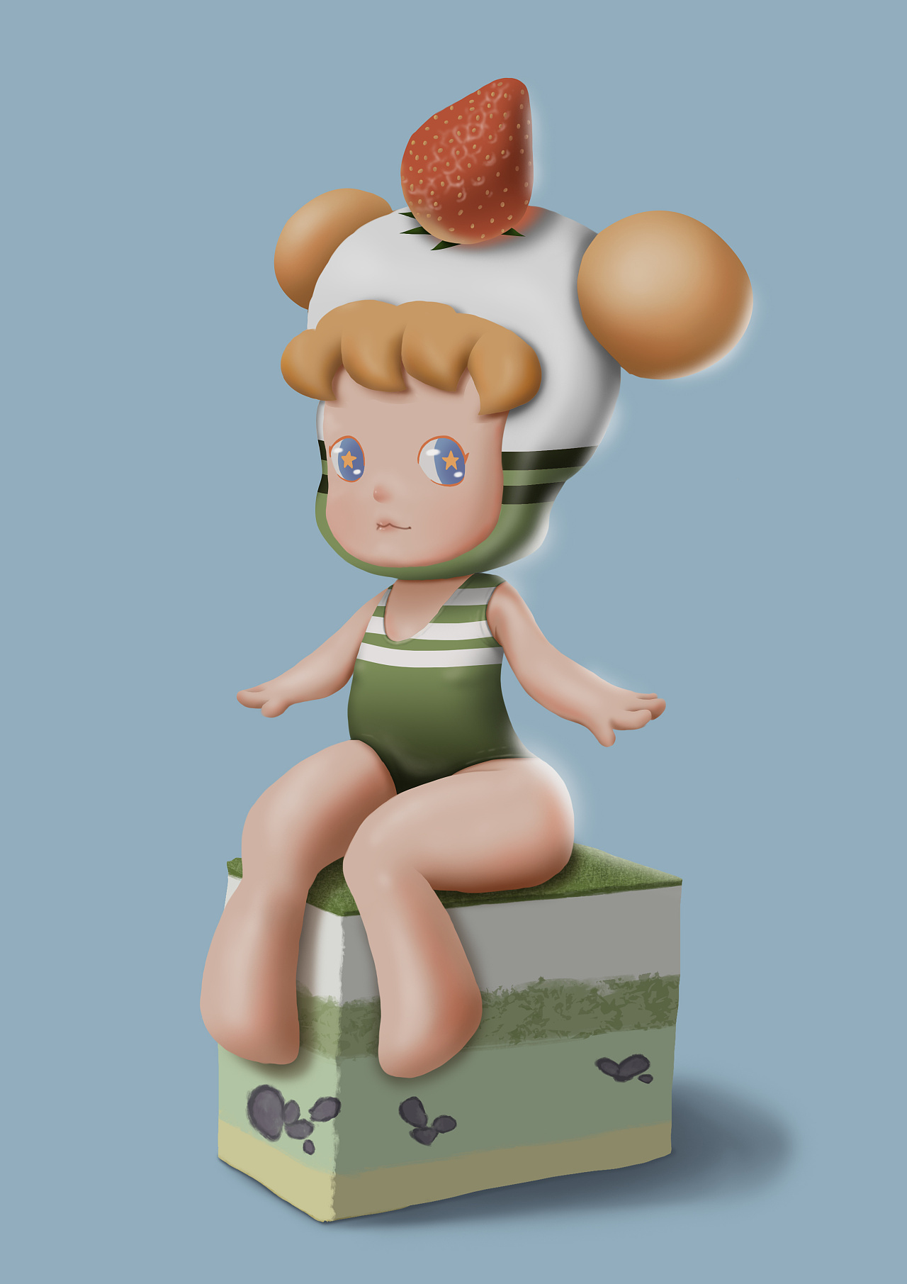 盲盒潮玩手办设计练习|插画|创作习作|线性回归 - 原创作品 - 站酷