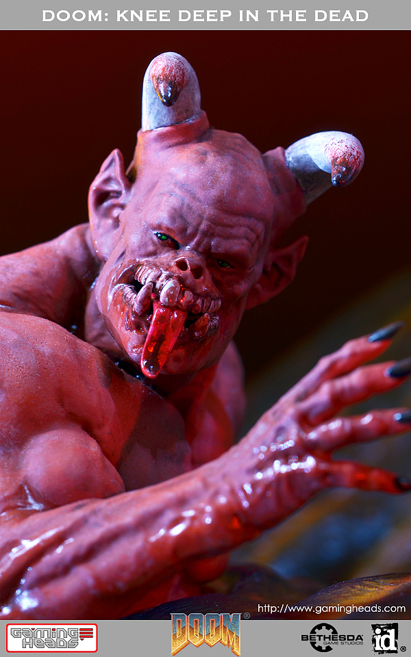 《DOOM》游戏插画立体化场景 First 4 Figures 品牌产品打样（图ZMjM4MDc5NjA=） - 手办/模玩 - 站酷设计师煜恒KENG原创素材 - 站酷ZCOOL