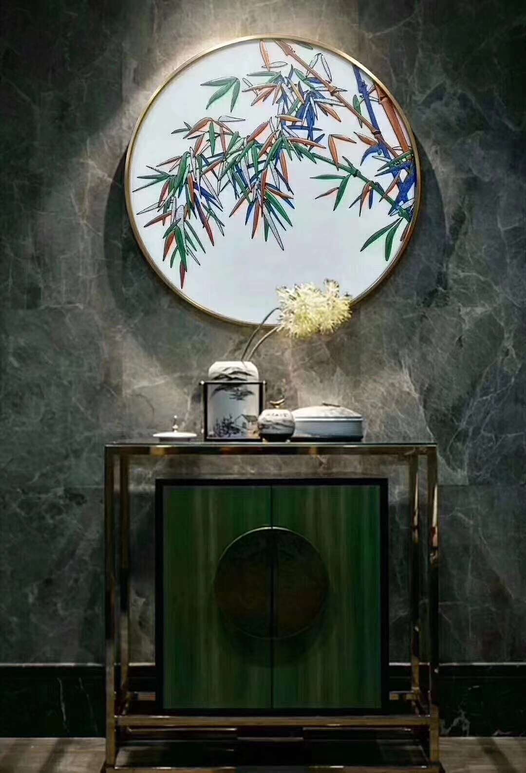 珐琅彩晶瓷画微喷画芯