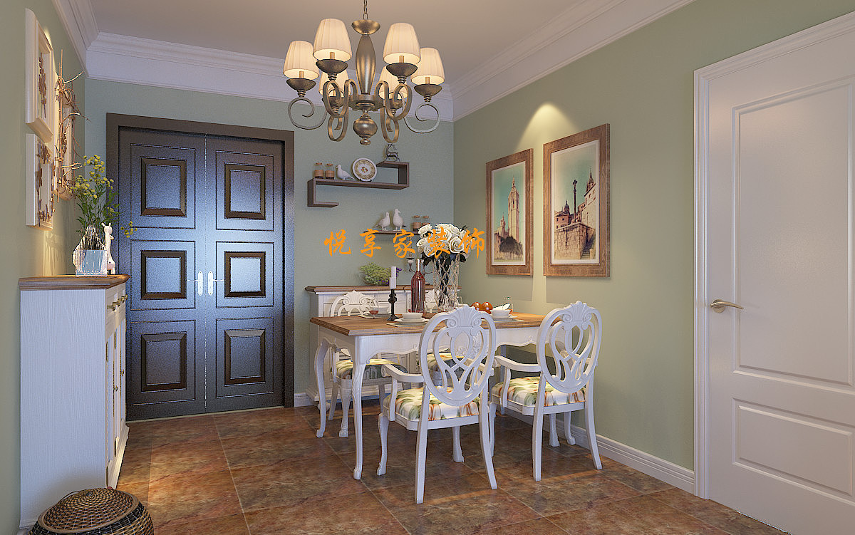 石家庄星河御城95㎡两居室简美风，怎么赞你不嫌多！（图ZNjIxMTI5ODQ=） - 家装设计 - 站酷设计师圆禾空间装饰原创素材 - 站酷ZCOOL