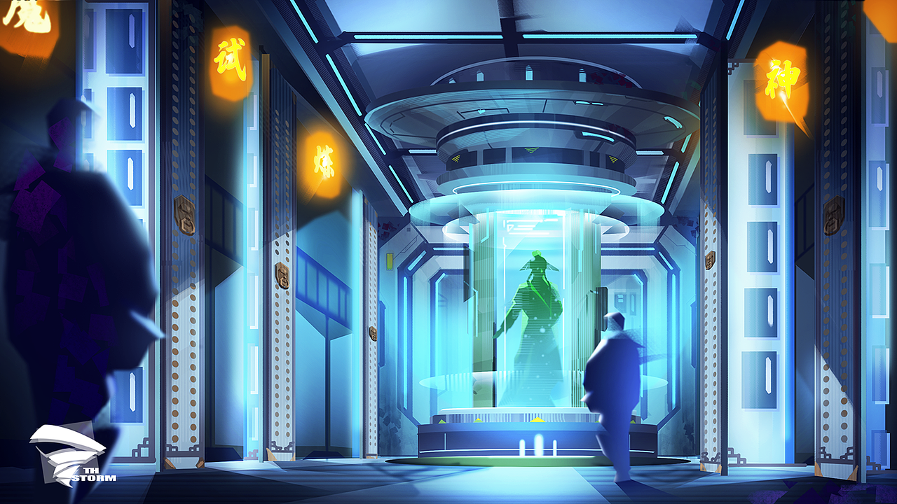 前期标书的概念气氛图 展位