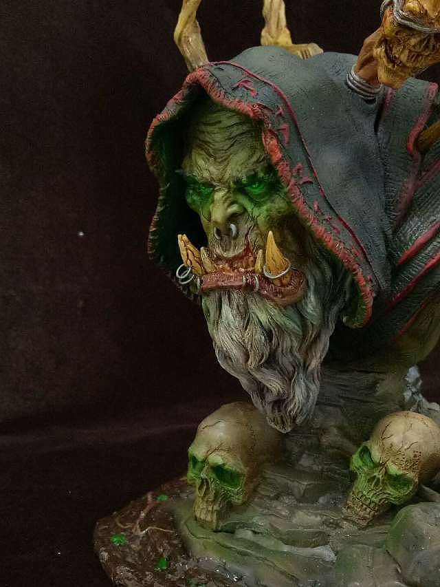 古尔丹20涂装成品