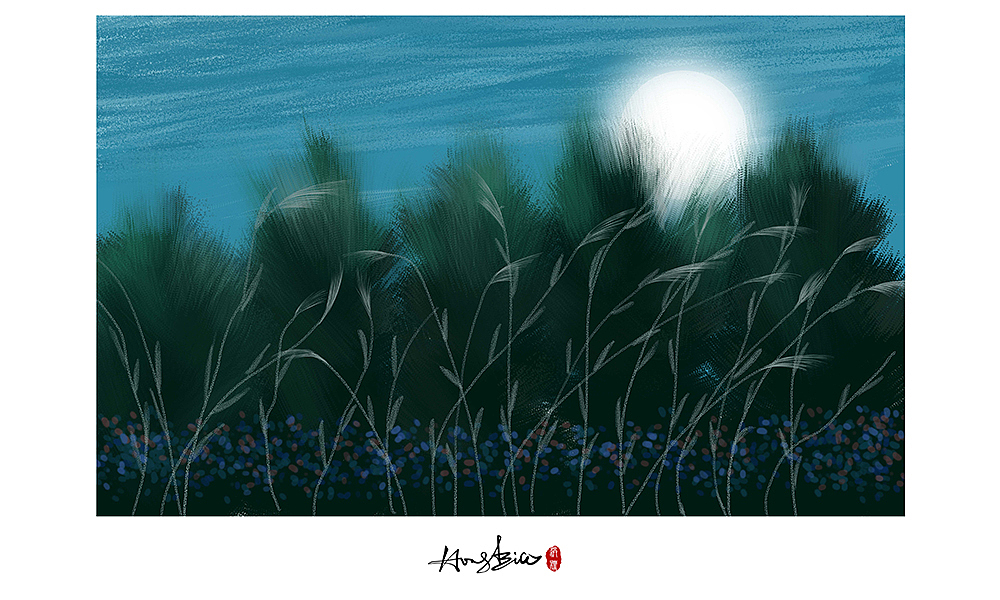 因为一句话画了一幅画(之一)