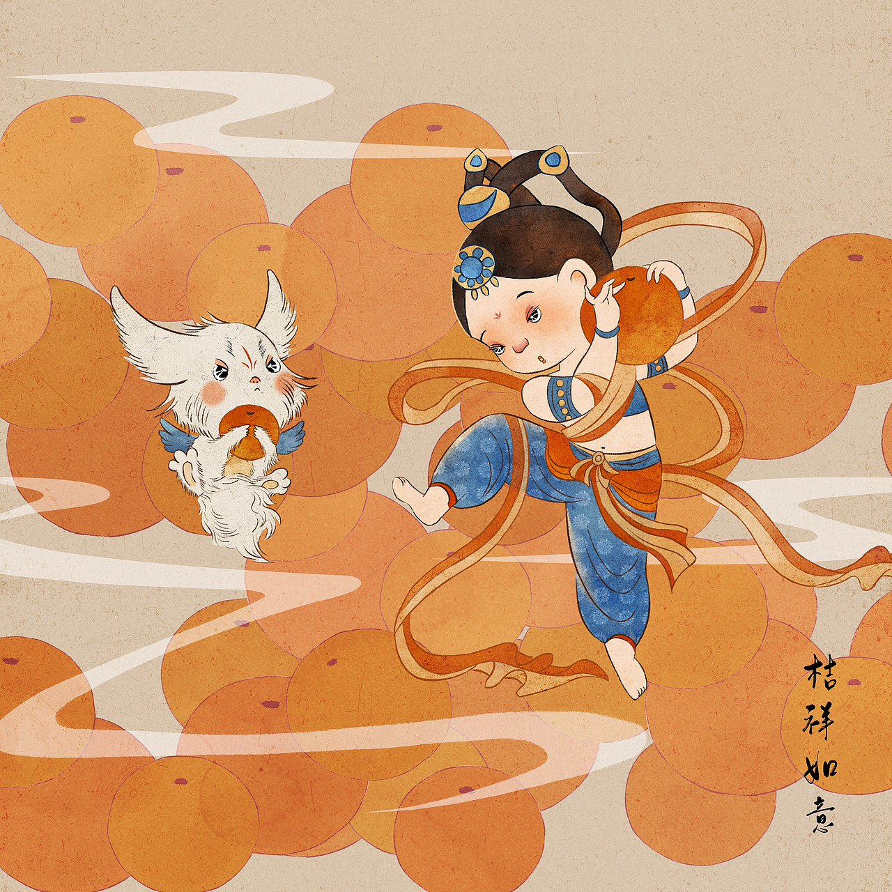 人心可安，花好月圆【元宵节快乐】（图ZMjg4MjUwNjMy） - 商业插画 - 站酷设计师冰猫W原创素材 - 站酷ZCOOL