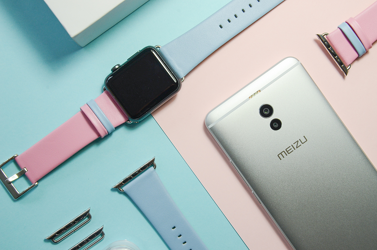 苹果手表 apple watch 手表带 KRIMIS撞色系列拍摄样张