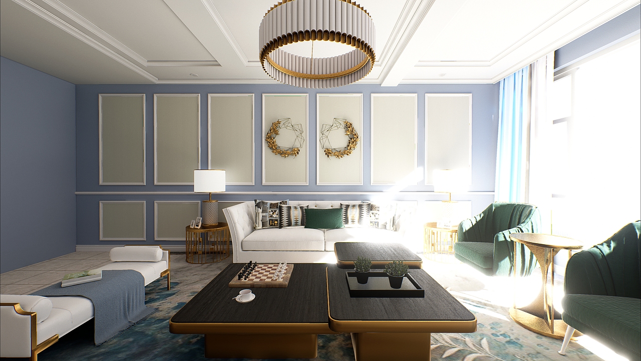 (UE4)VR室内设计 - 简约客厅