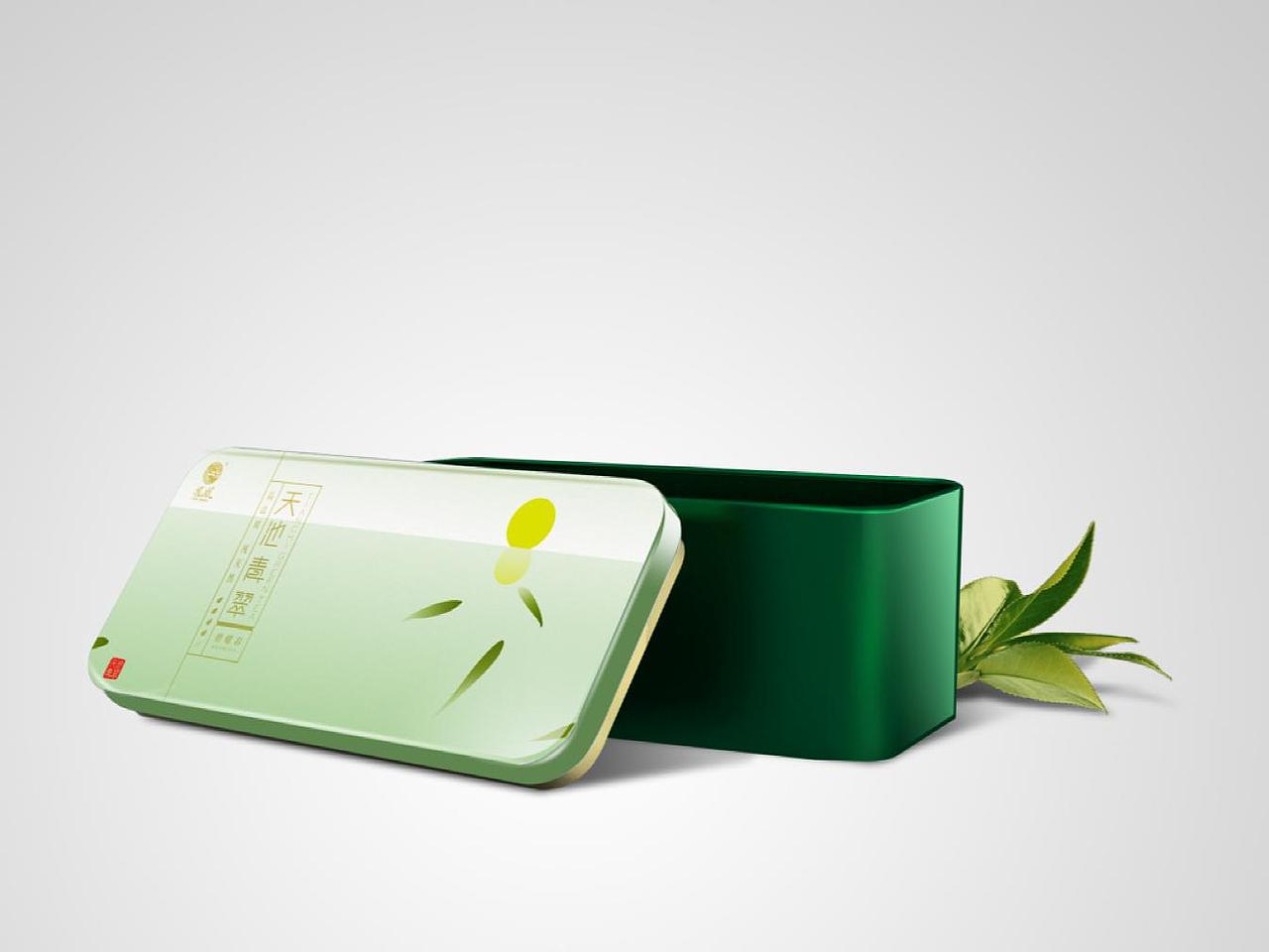 一款碧螺春茶叶礼盒的包装设计（图ZMjIzNjAxODA=） - 包装 - 站酷设计师50382422原创素材 - 站酷ZCOOL
