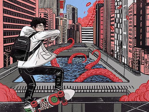 乔治的日本之旅（个人主页-ZMzg0Njc5NjA=） - 创作习作 - 站酷设计师乔治王子品牌设计原创素材 - 站酷ZCOOL