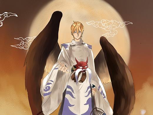 阴阳师手绘插画（壹）（个人主页-ZNDg0MTg4NTI=） - 创作习作 - 站酷设计师那是凯呀原创素材 - 站酷ZCOOL