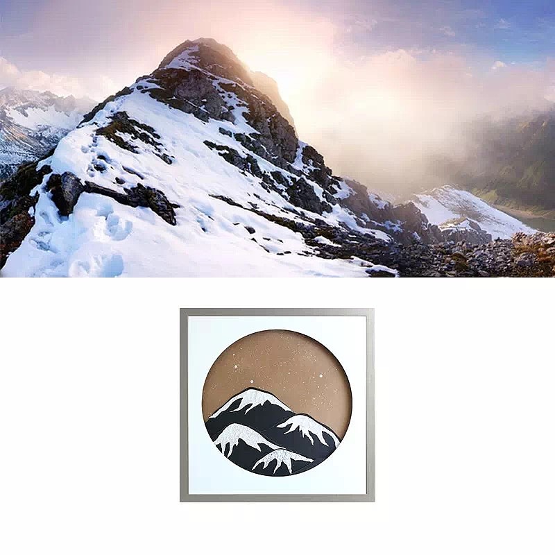 世界文化遗产-梯田【集恒工艺jienarts】设计灵感来源世界文化遗产-梯田【集恒工艺jienarts】实物画设计灵感来源