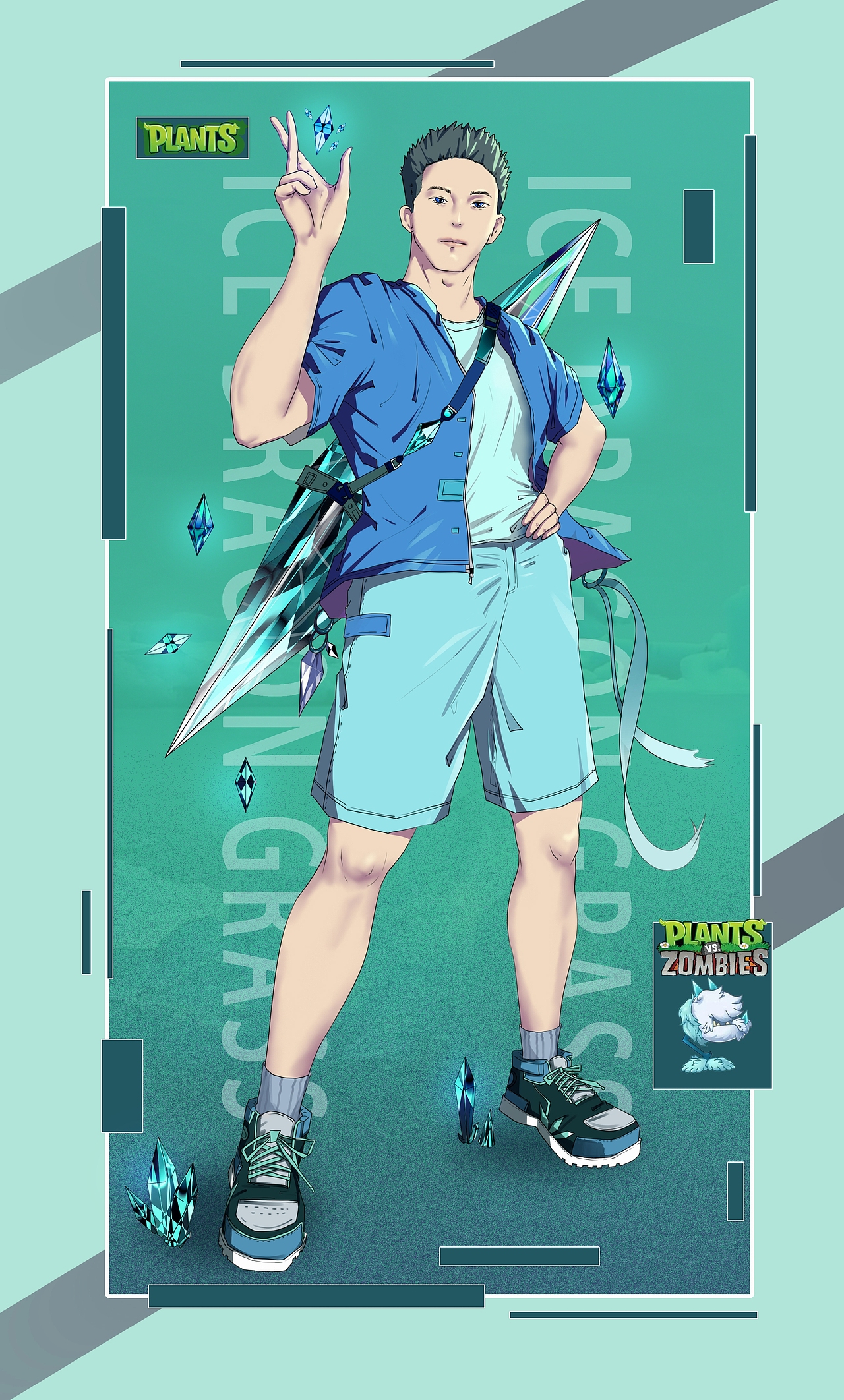 植物大战僵尸拟人创作（图ZMjc5MzcxMjQw） - 绘本 - 站酷设计师L糯米橙子原创素材 - 站酷ZCOOL