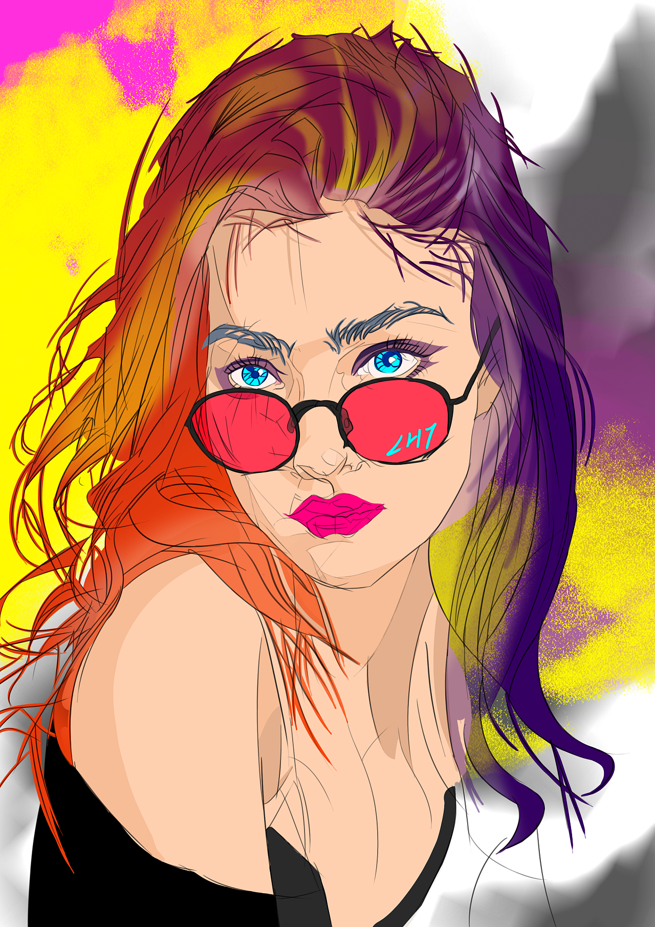 插画人物头像3|插画|商业插画|畵轁 - 原创作品 - 站酷 (zcool)