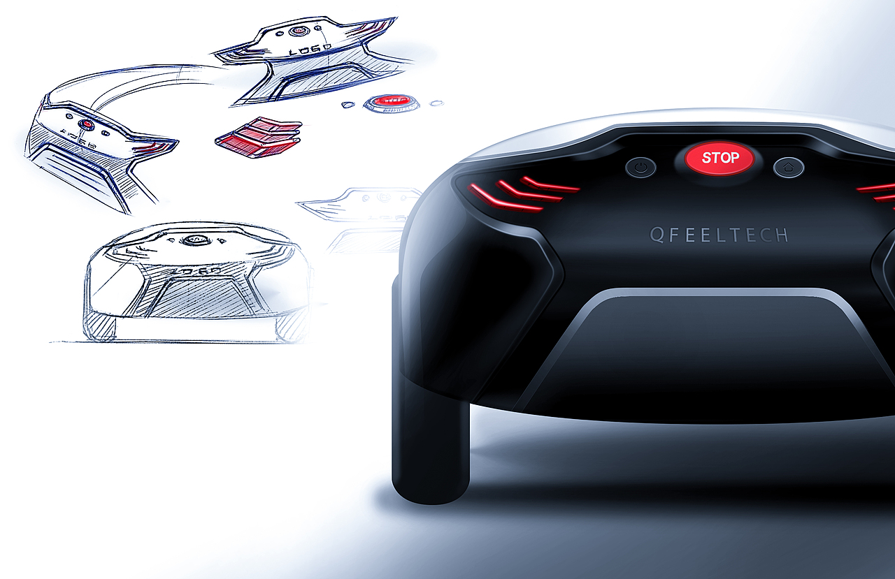 无人割草机设计草图（图ZMjg2MDExNTg4） - 工业用品/机械 - 站酷设计师sydong原创素材 - 站酷ZCOOL