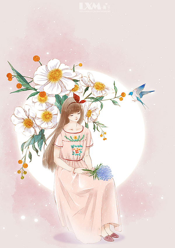 几张少女心（图ZODIwMjYzMjA=） - 创作习作 - 站酷设计师Lxm梅子原创素材 - 站酷ZCOOL