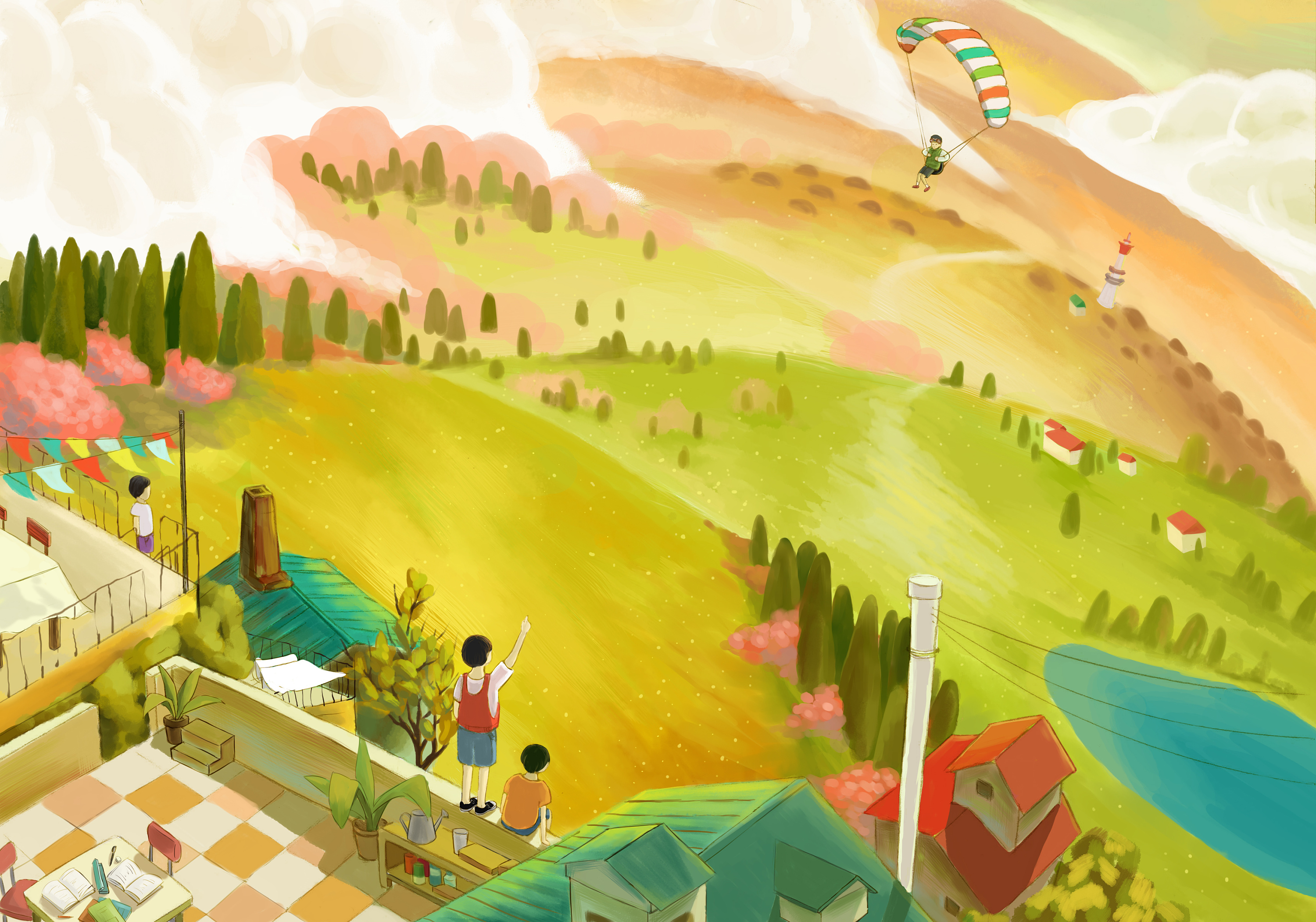 旅行|插画|插画习作|咲执 - 原创作品 - 站酷 (zcool)