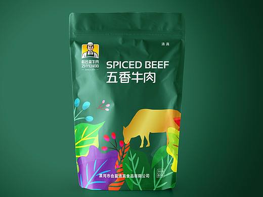 云顶创意案例：赵合盈 休闲系列牛肉包装设计