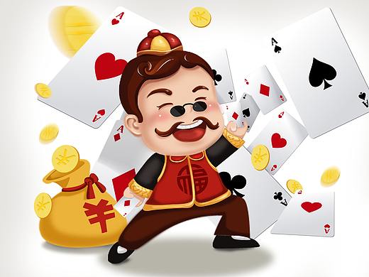 鼠绘插画——斗地主