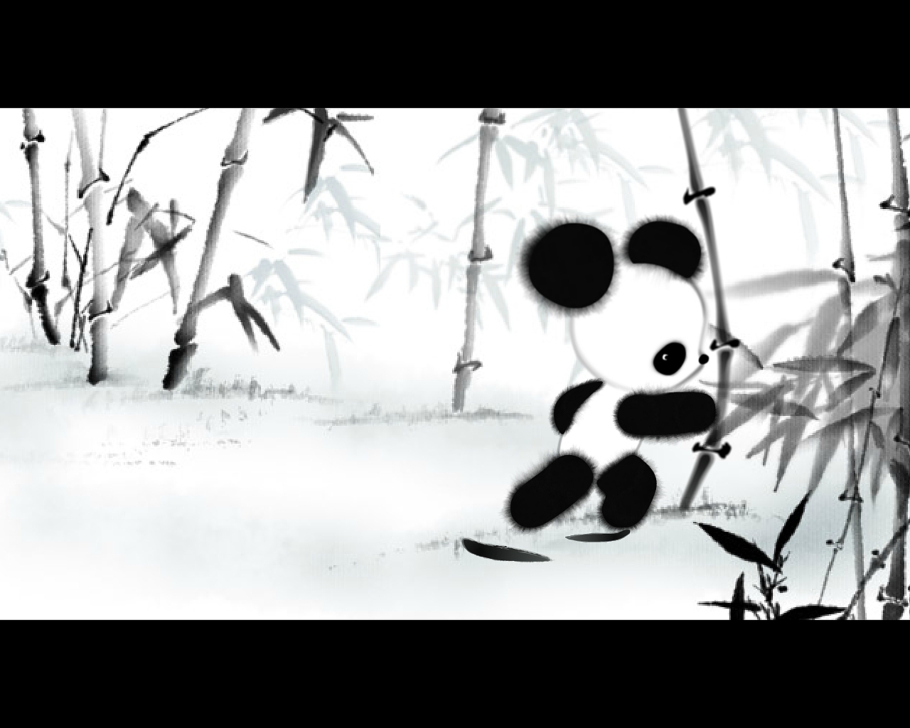 水墨动画-功夫熊猫_中国风动画-站酷zcool