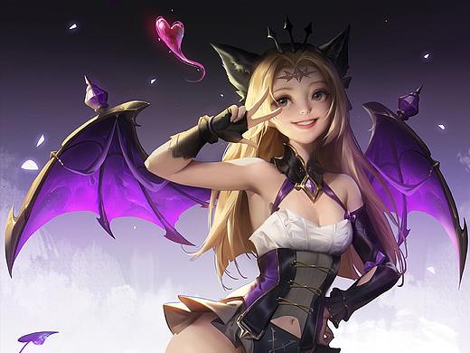 绘画教程：小恶魔半身像绘制教程