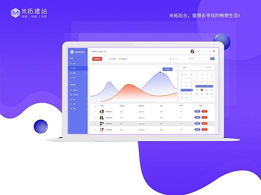 米拓后台界面设计