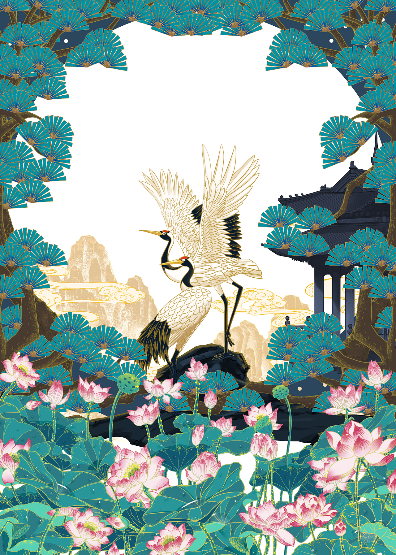 国风纸雕产品插画（图ZMjYzNTY5MjAw） - 商业插画 - 站酷设计师风桀骜原创素材 - 站酷ZCOOL