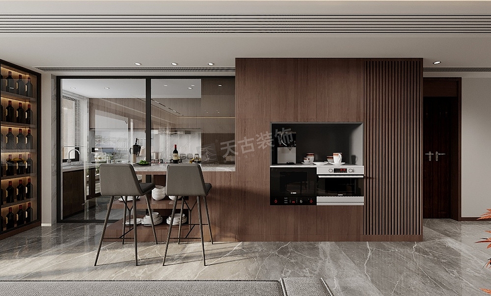 重庆壹号半岛装修,渝北大平层户型改造,设计师吉晓军