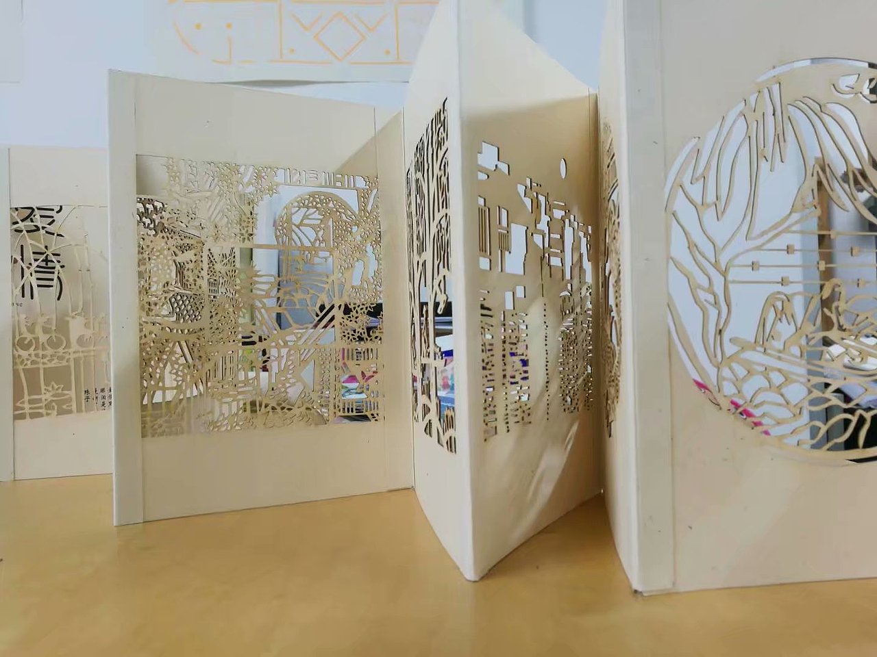 《渭塘遐思》创意镂空书籍设计（课程练习作业）（图ZMTE0NzQxODIw） - 书籍/画册 - 站酷设计师大薇Vicky原创素材 - 站酷ZCOOL