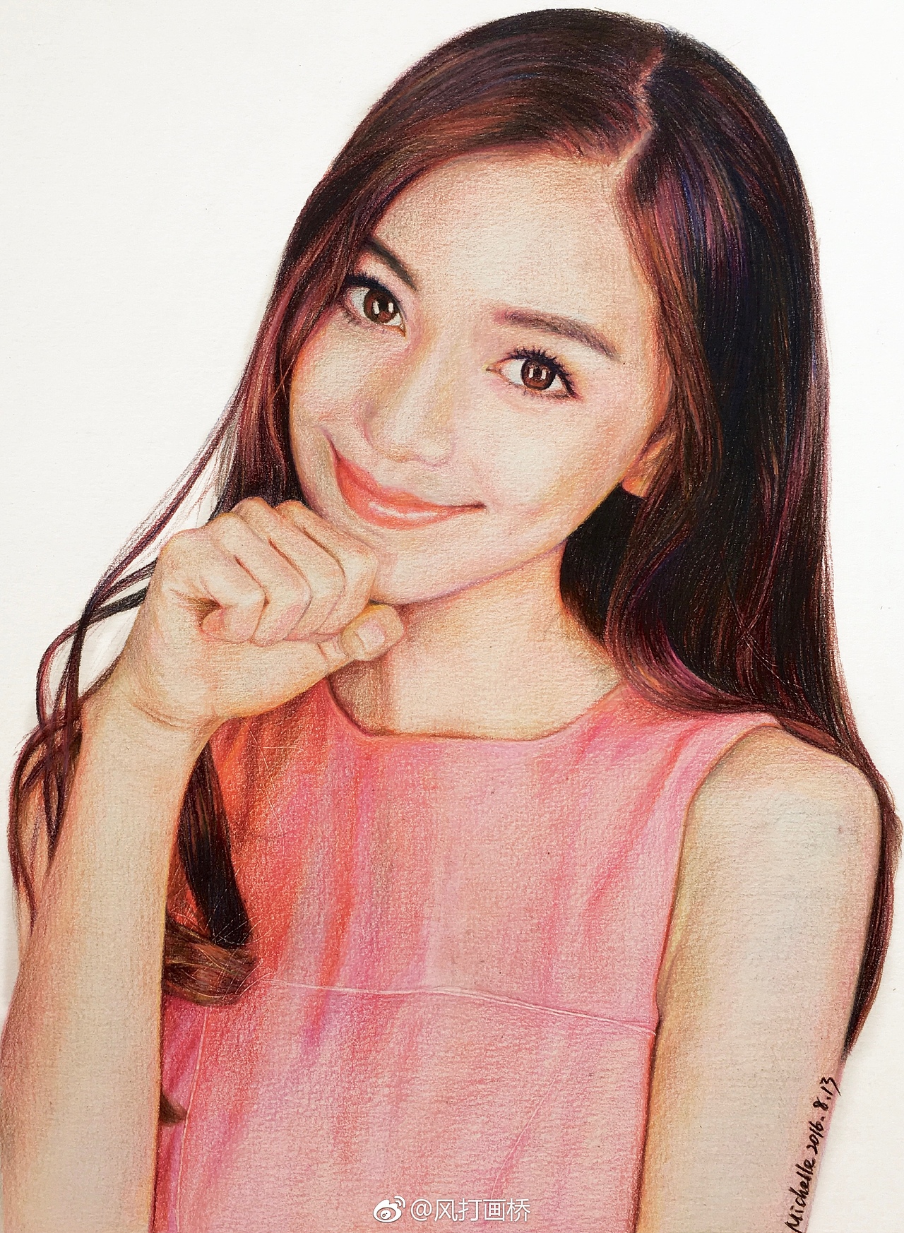 Angelababy（杨颖）（图ZMTMwMTY2MzA0） - 绘画 - 站酷设计师风打画桥原创素材 - 站酷ZCOOL