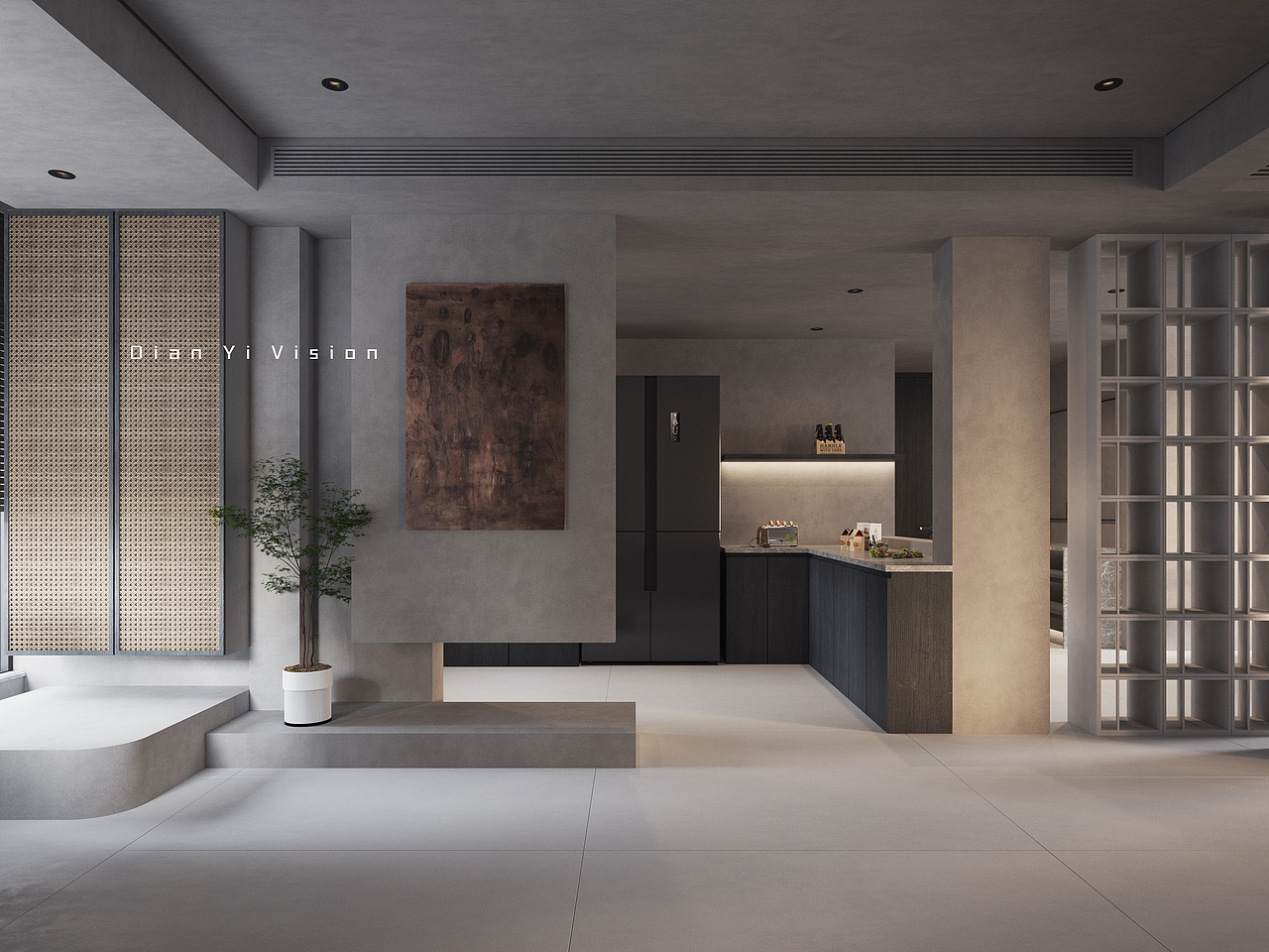 诧寂风家装空间效果表现