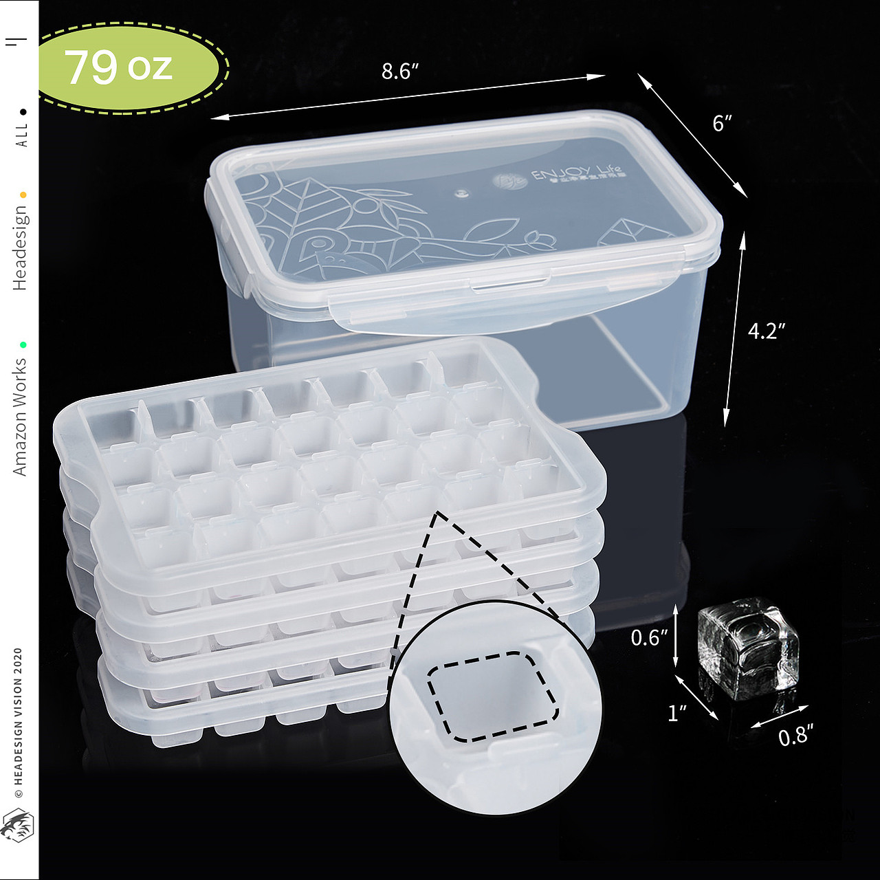 冰块格产品拍摄_主图设计_A+页面设计-狮子头视觉