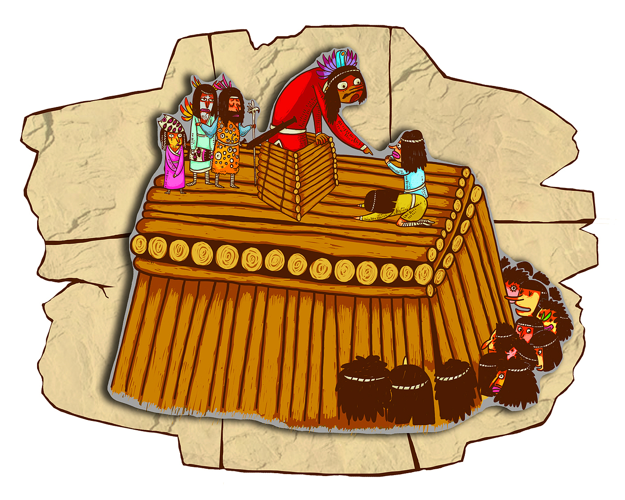 古代类插画 合集一（图ZMjA4OTkxODg=） - 儿童插画 - 站酷设计师whw131原创素材 - 站酷ZCOOL