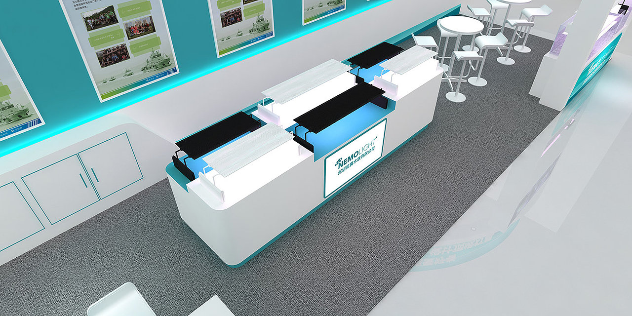 灯具展会展位3D效果图