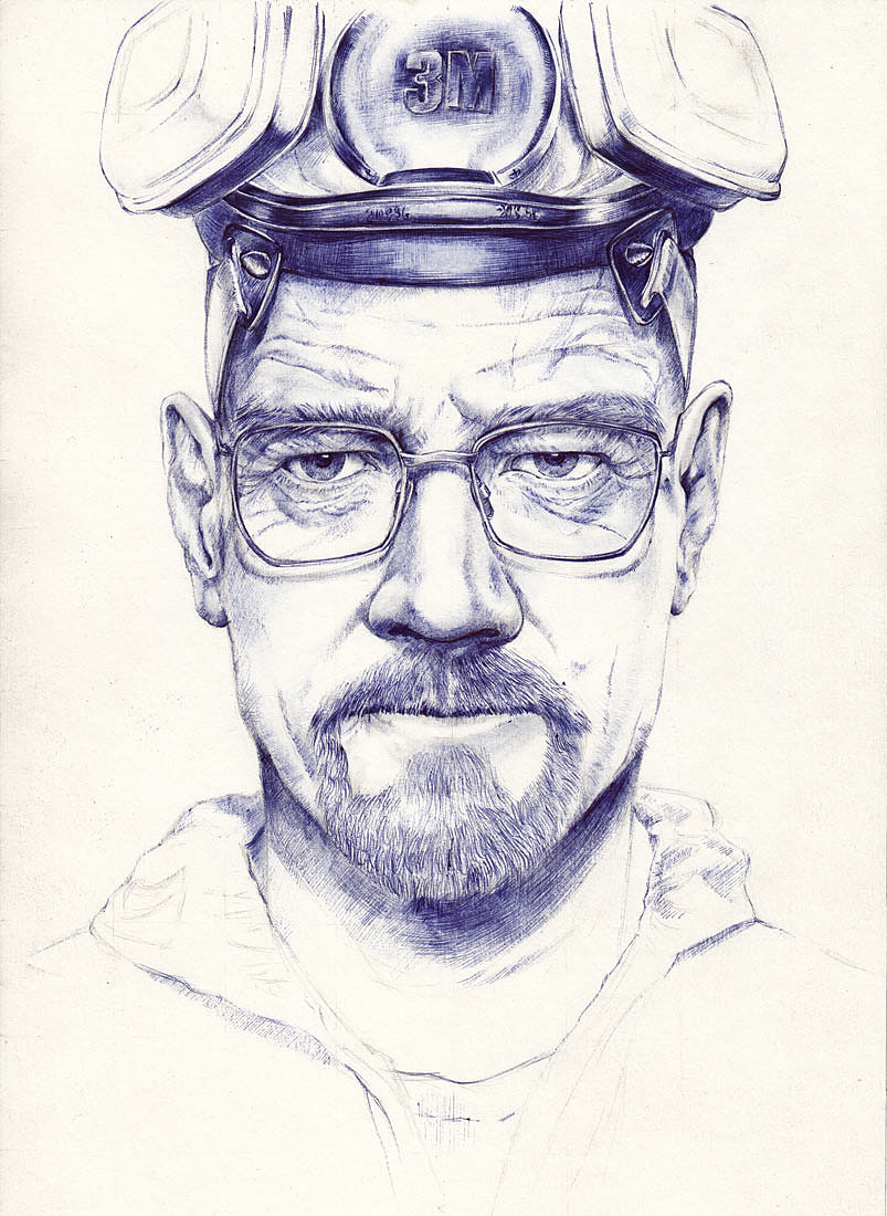 TO W.W ——《绝命毒师》Walter White(图ZMTM4MDQwMjQ=) - 绘画 - 站酷设计师狼王加冕原创素材 - 站酷ZCOOL