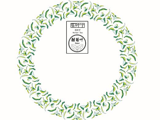 花草茶logo及包装设计