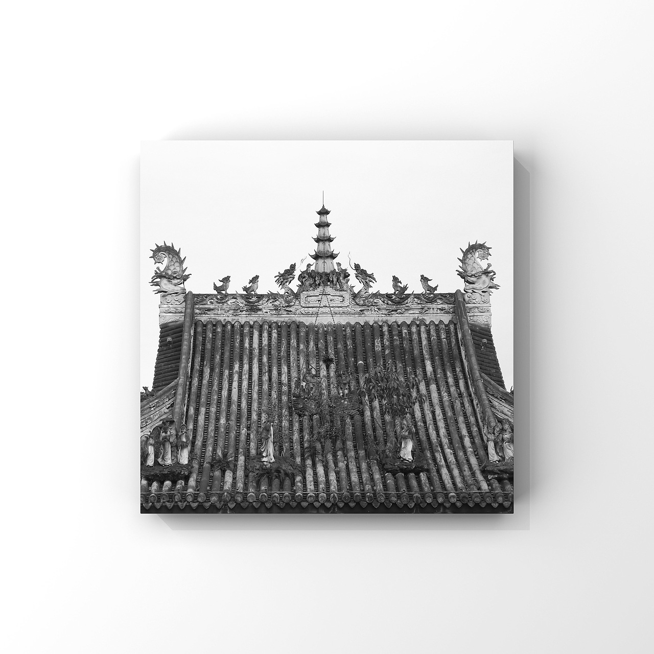 剑南老街的屋檐