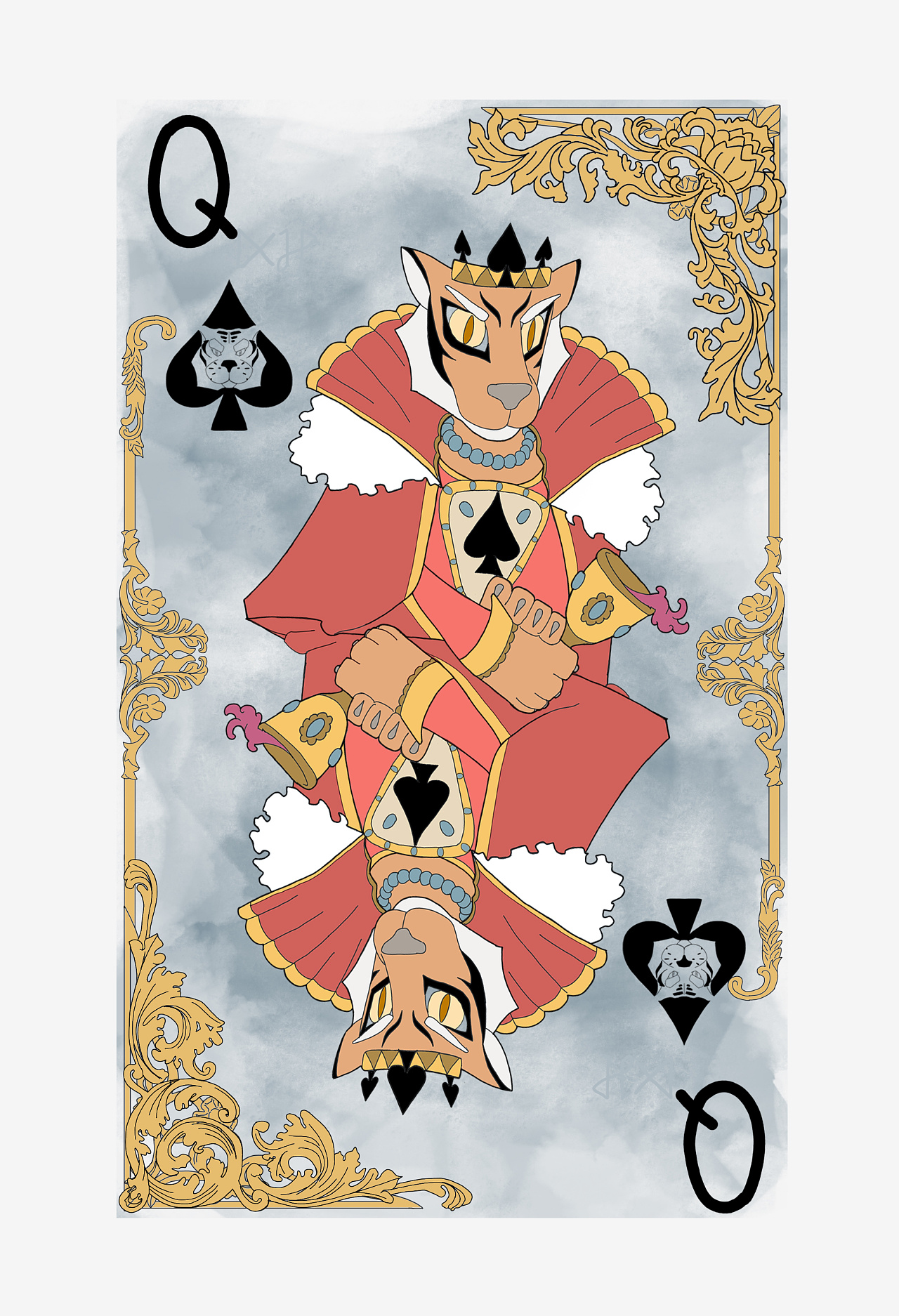 老虎扑克设计|插画|创作习作|会飞的海森堡 - 原创作品 - 站酷 (zcool