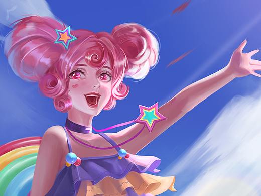 王者荣耀乔小乔同人（个人主页-ZNDA5MDU1MDg=） - 创作习作 - 站酷设计师三月顾西辞原创素材 - 站酷ZCOOL