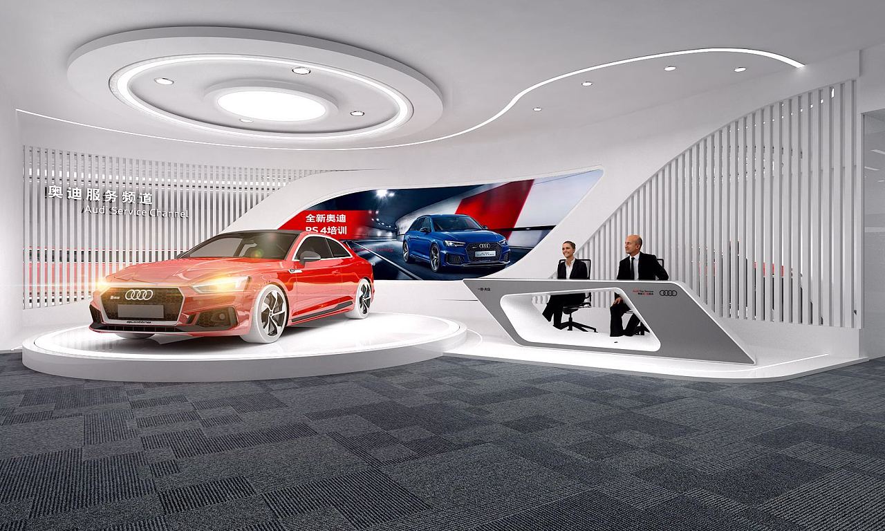 展览设计_华北试驾活动展览·上海家具展