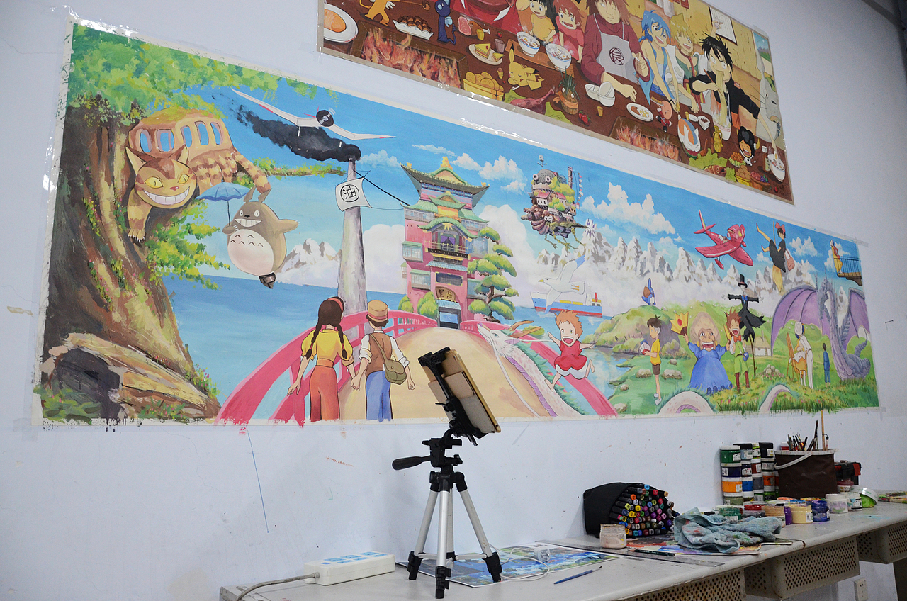 向宫崎骏致敬（图ZMzU5NDA2MTI=） - 单幅漫画 - 站酷设计师狱炼梵高原创素材 - 站酷ZCOOL