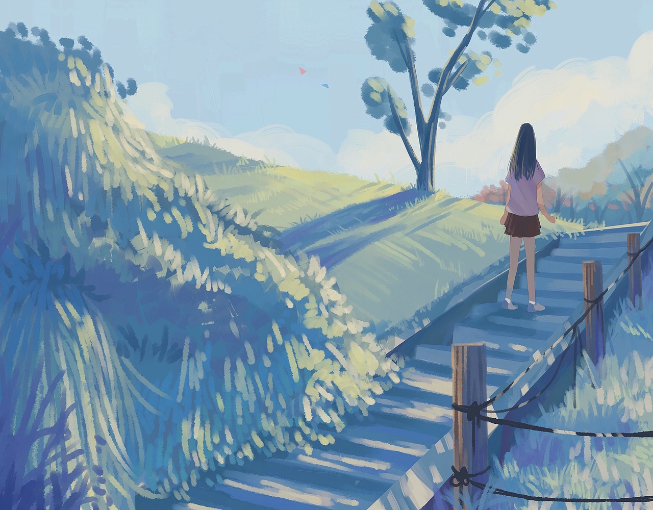 【生活总在不断地变化着】2017插画总结（图ZMTAzNzg4NDY0） - 创作习作 - 站酷设计师MORNCOLOUR原创素材 - 站酷ZCOOL