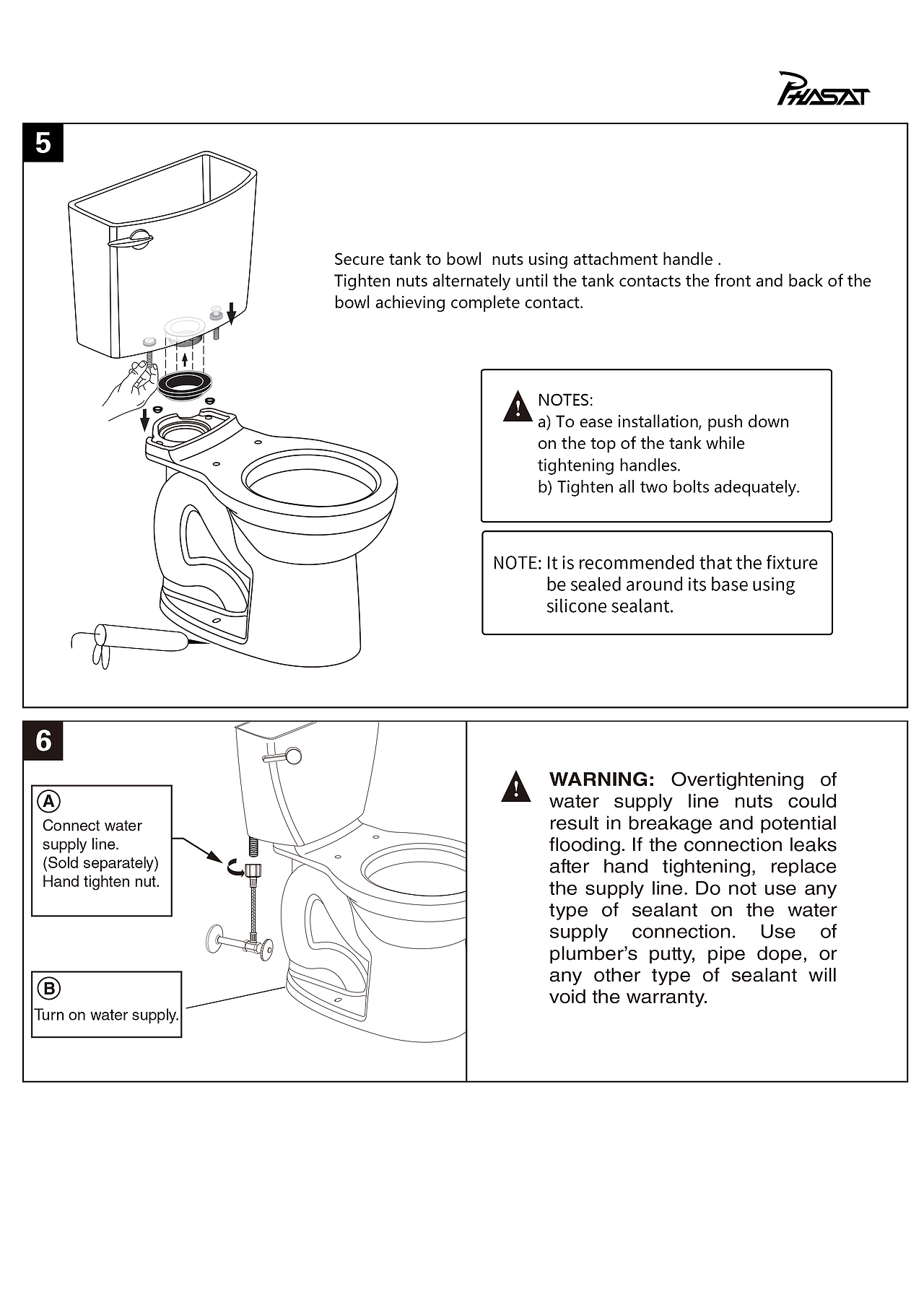 外贸 分体马桶安装步骤