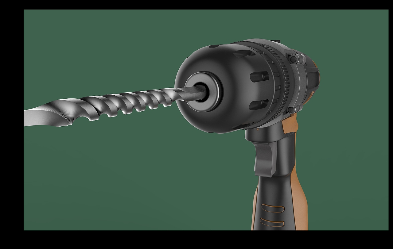 电钻【犀牛 keyshot练习】