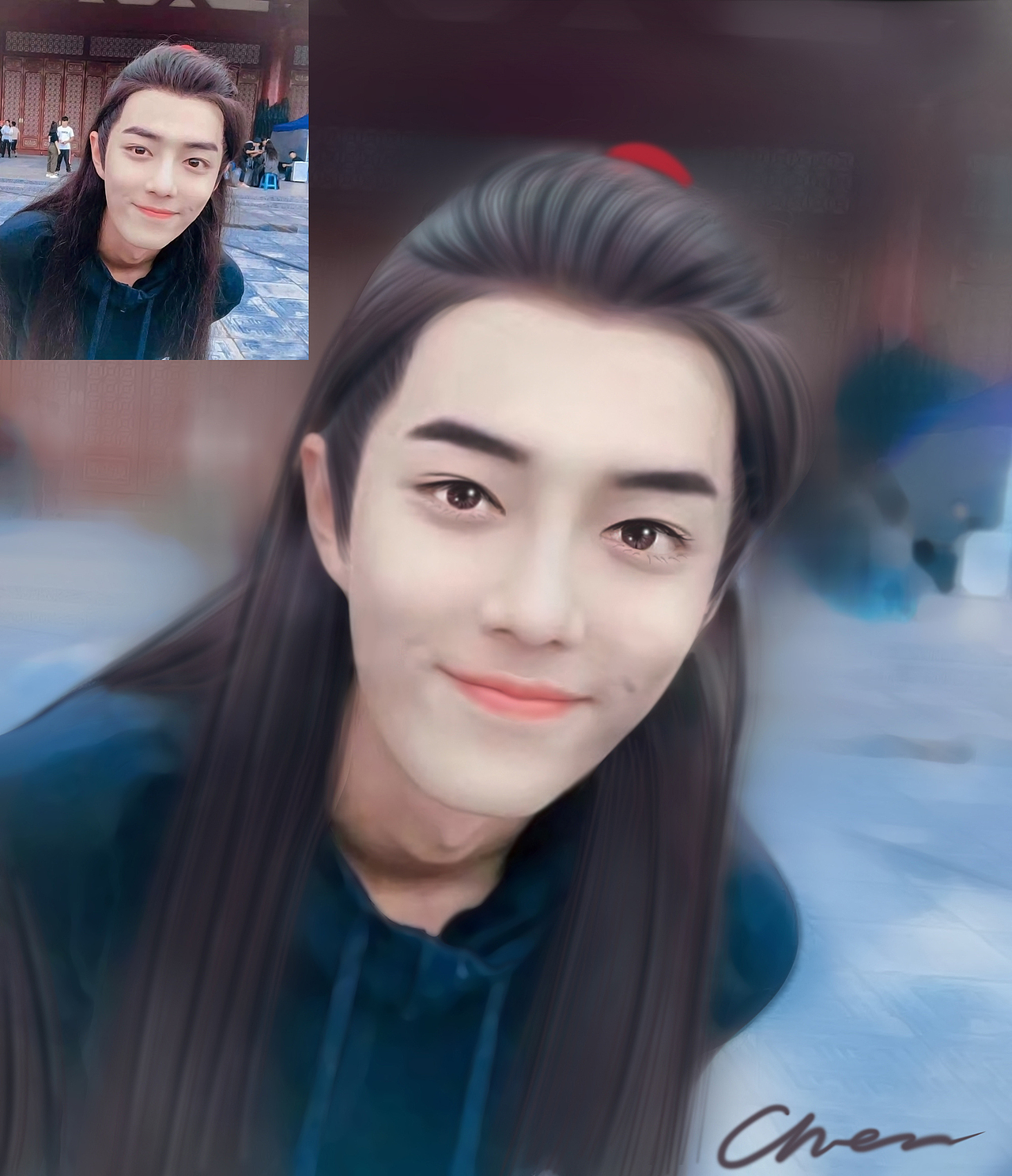 人物转手绘/板绘