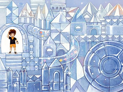 原创绘本《魔方大厦》—— 玻璃城